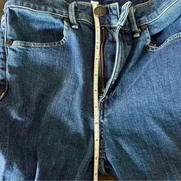 Rag & Bone Heritage Slim Fit High Rise Cigarette Vintage Jean in Dark Paz - Picture 10 of 11